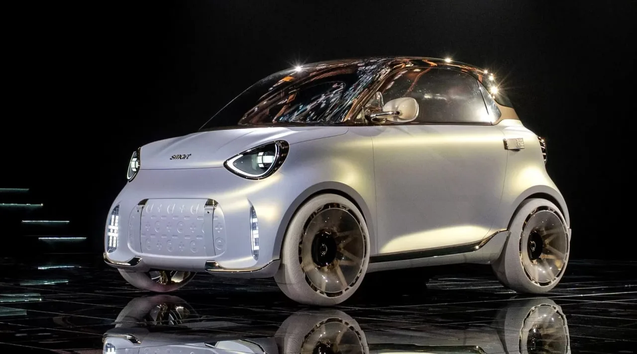 Smart показал преемника fortwo — компактный электрокар #2  Компания представила концепт компактного 