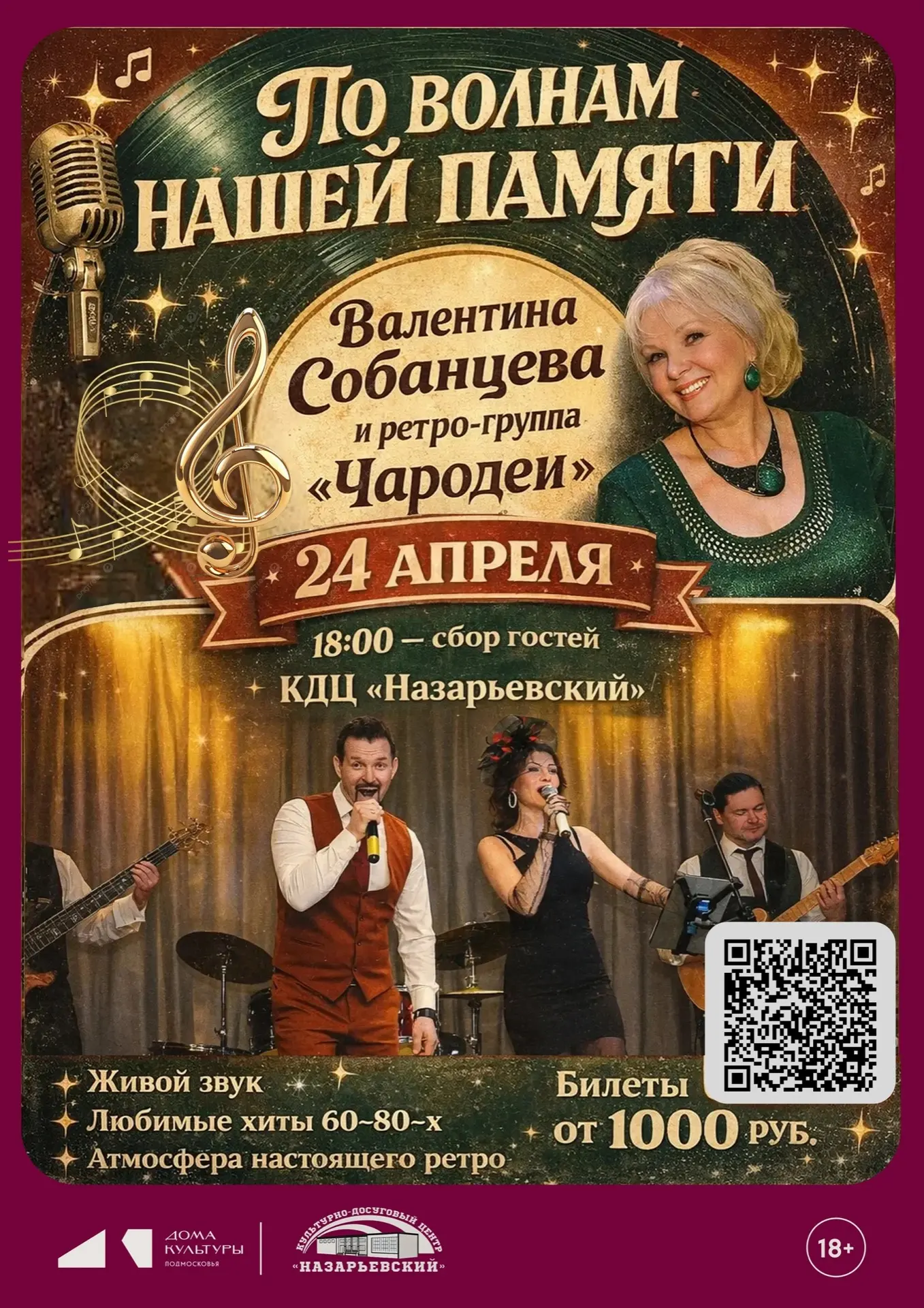 24 апреля Культурно-досуговый центр "Назарьевский" превратится в машину времени! Да-да, именно! Ретр