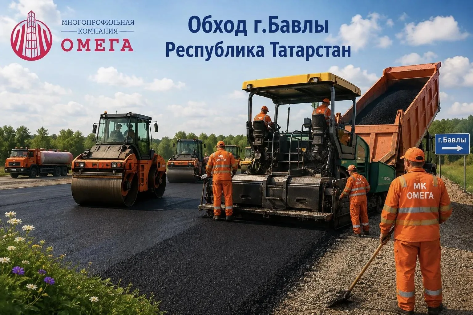 🚧 Важный этап для Бавлинского района: строим обход г. Бавлы! 🚧