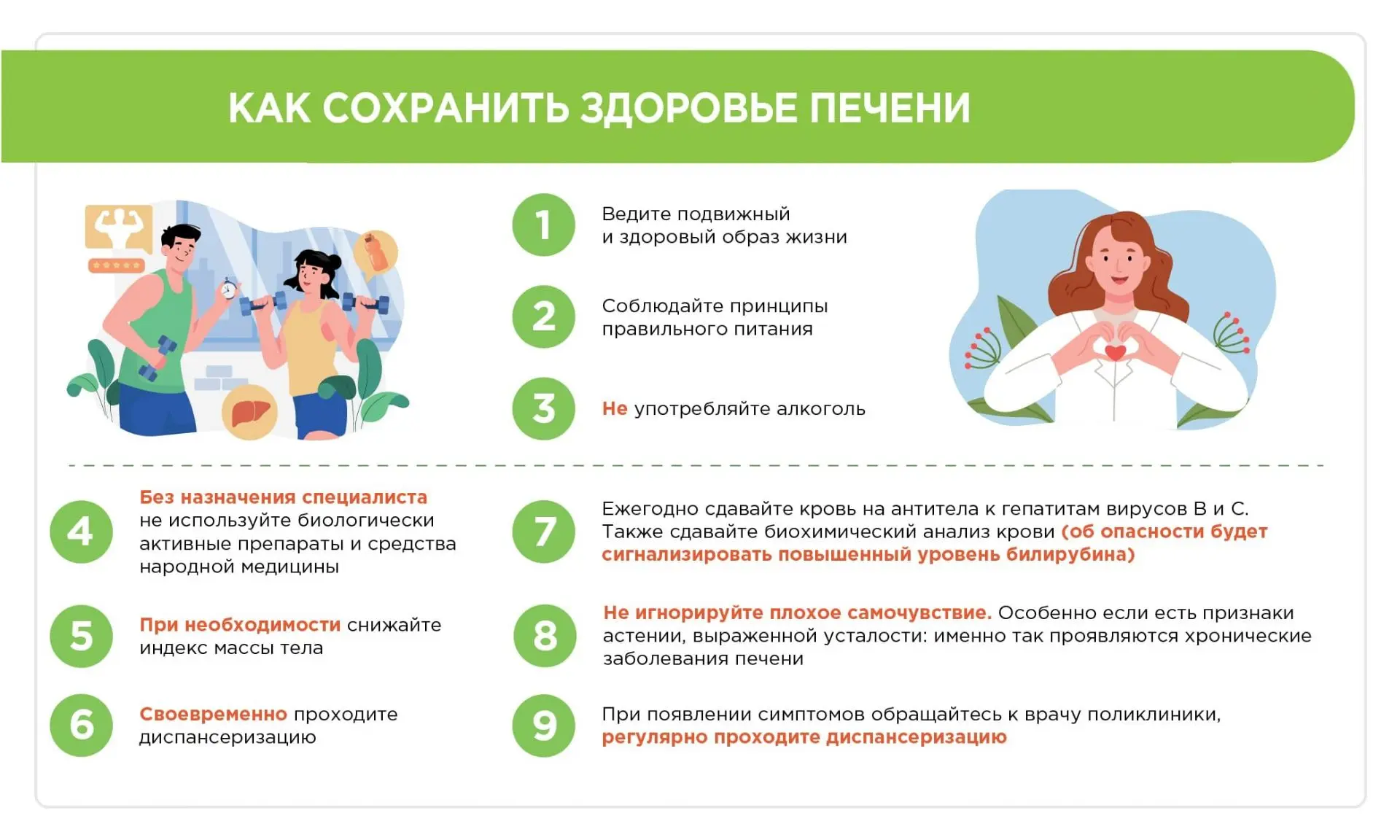 Неделя профилактики заболевания печени.