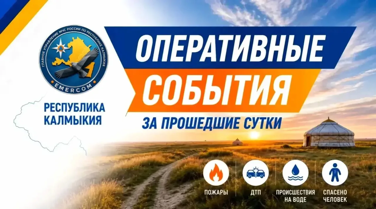 🔵В Республике Калмыкия за прошедшие сутки

🔷Пожарно-спасательные подразделения на тушение пожаров 