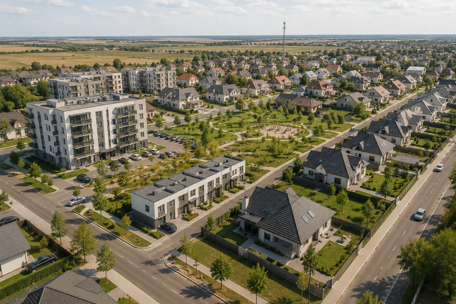 🏠 Новый жилой квартал появится в Чаплинке: запланировано строительство 86 домов