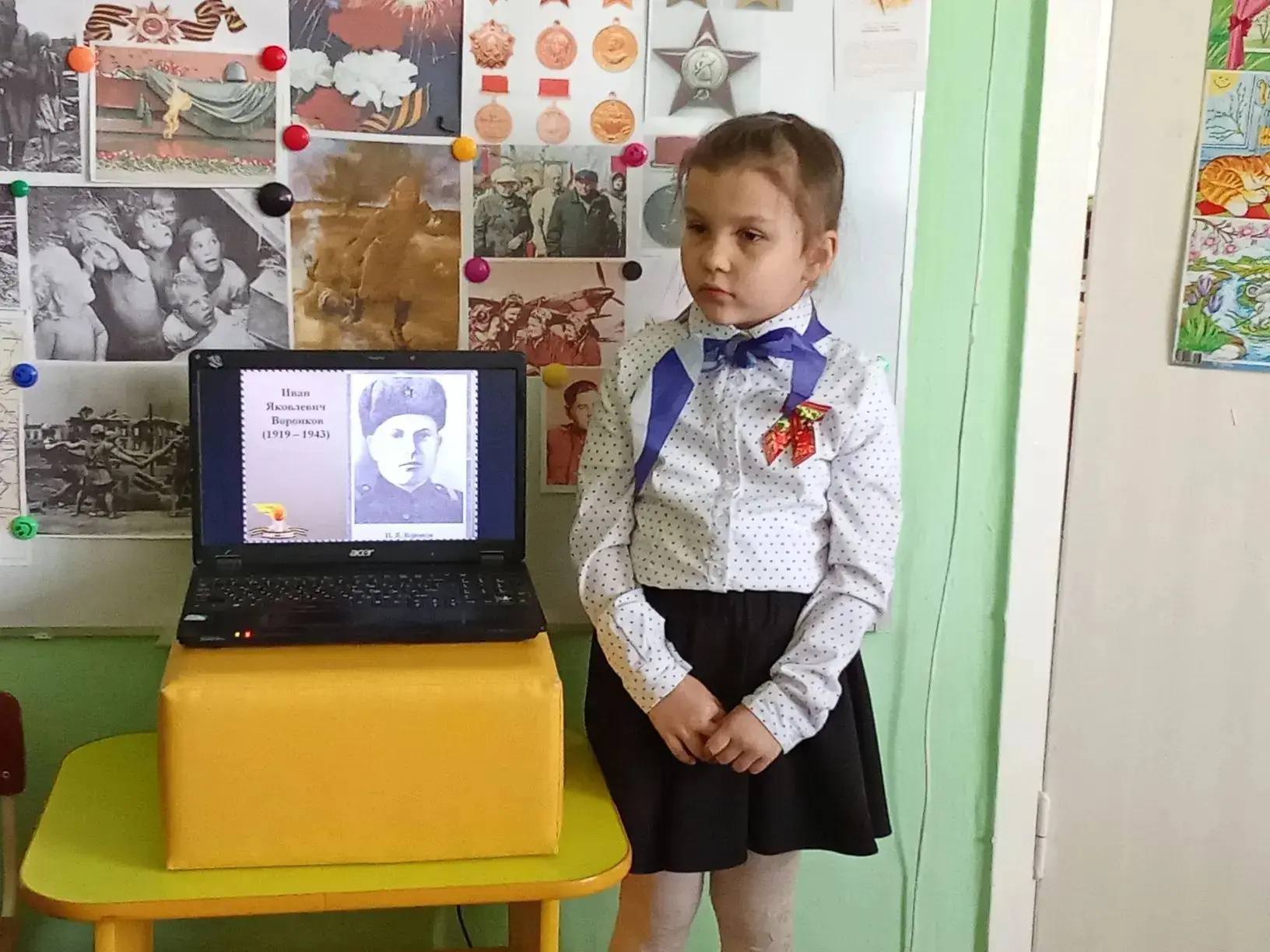 В рамках трека "Орленок - Хранитель исторической памяти" воспитанница группы №2 Глумнуш...