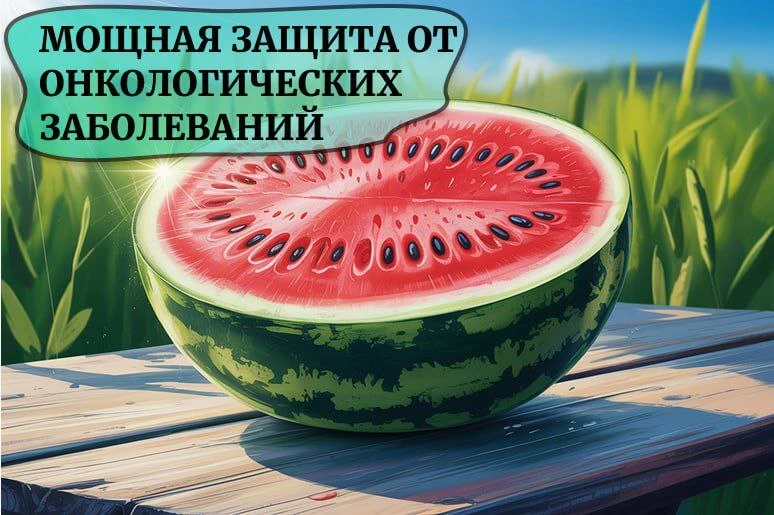 Арбуз снижает риск развития онкологических заболеваний