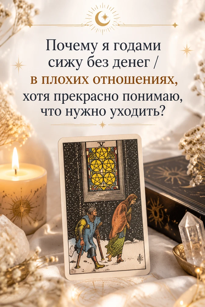 «Почему я годами сижу без денег / в плохих отношениях, хотя прекрасно понимаю, что нужн...