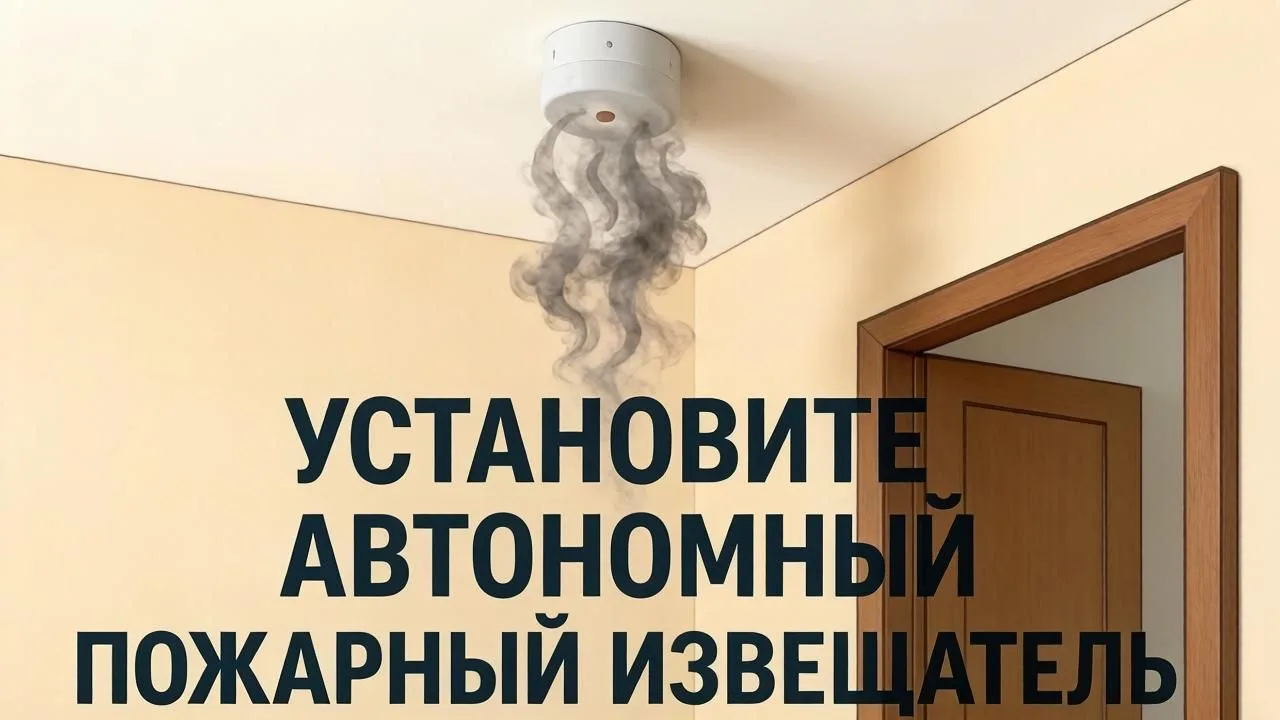 Автономный дымовой пожарный извещатель (АДПИ) — ваш будильник в экстренной ситуации.

⚡ Почему это в