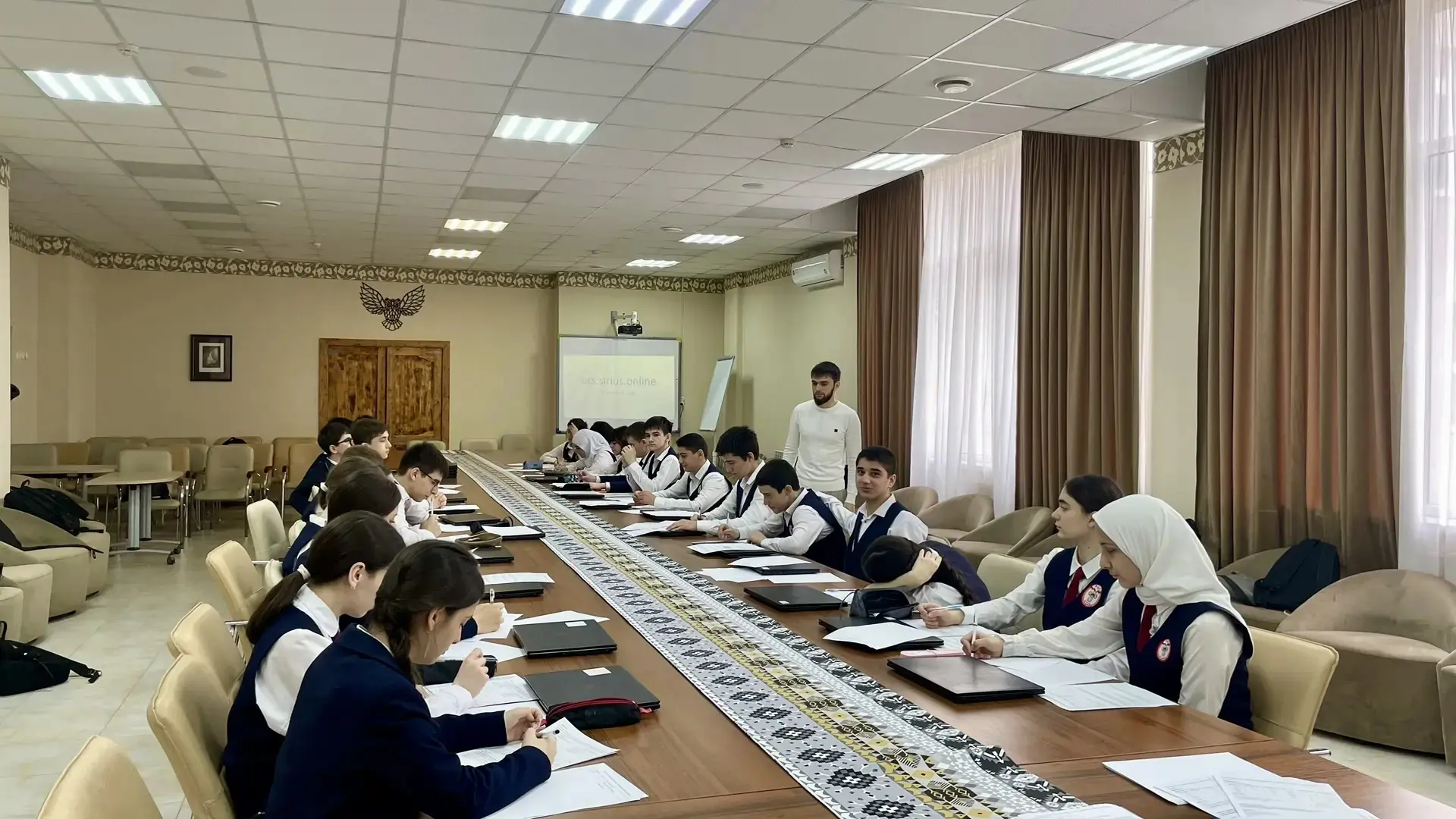 Шаг к большим результатам 📚 Сегодня учащиеся 9 «Б» класса проекта «Сириус» написали итоговую диагнос