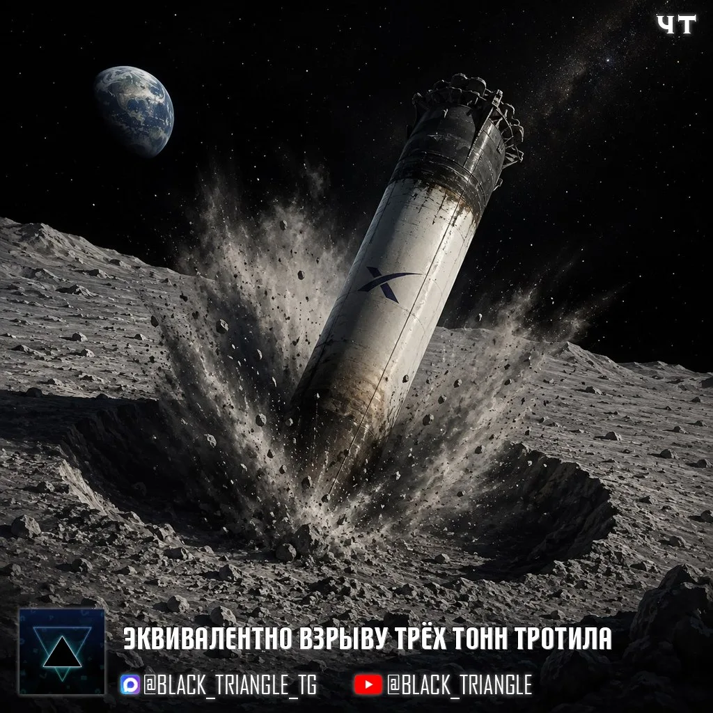 ☝🏻SpaceX создала новый кратер на Луне 

Ракета Falcon 9 стартовала еще 15 января 2025 года с площад