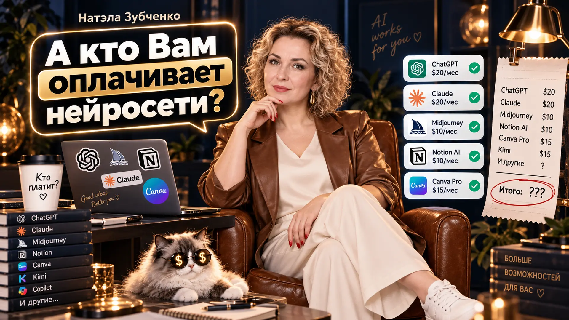 А кто у Вас отвечает за «оплатить нейросеть»? 😂