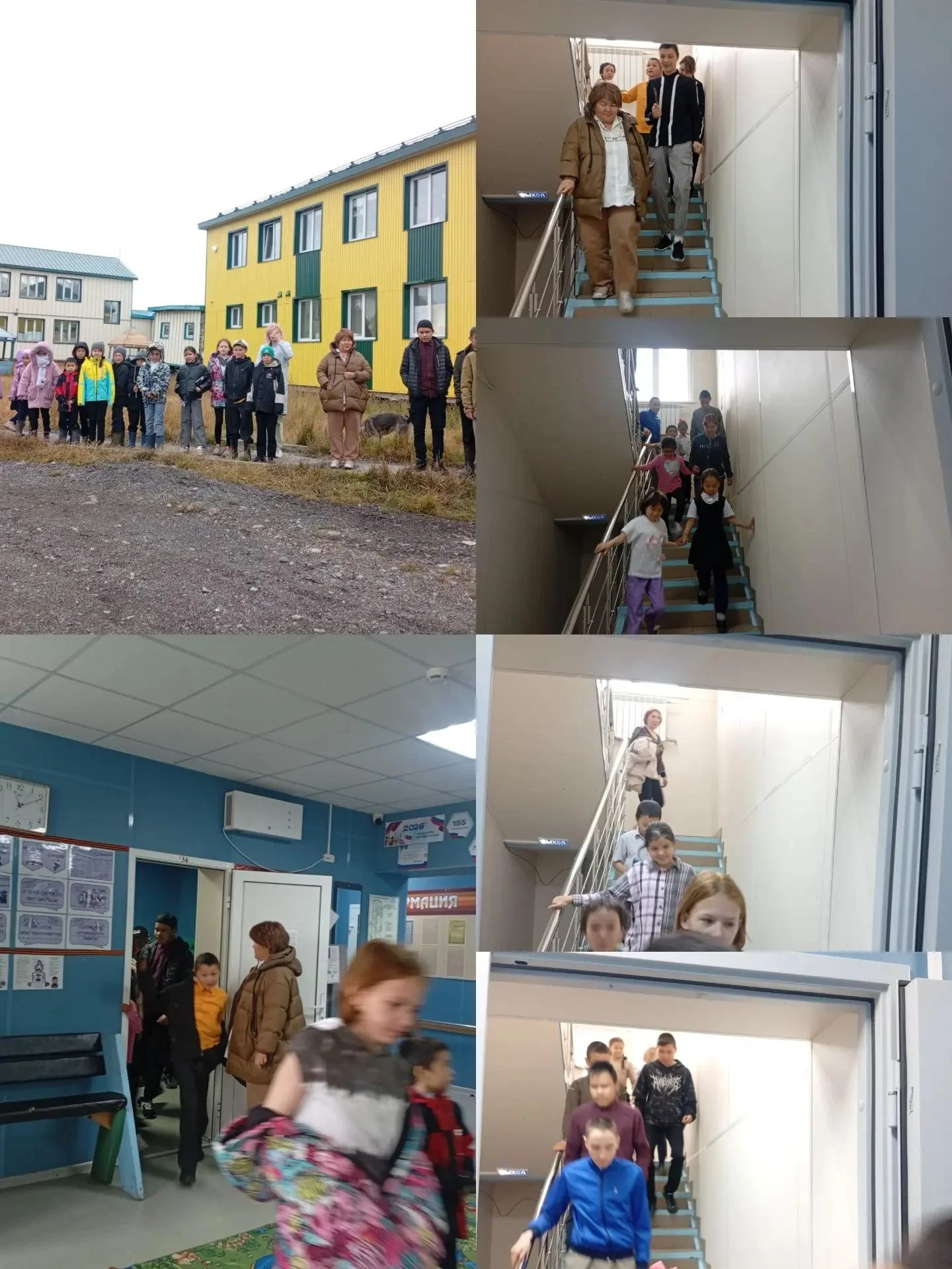В рамках Недели безопасности в школе с.Нунлигран прошла тренировочная эвакуация, призва...