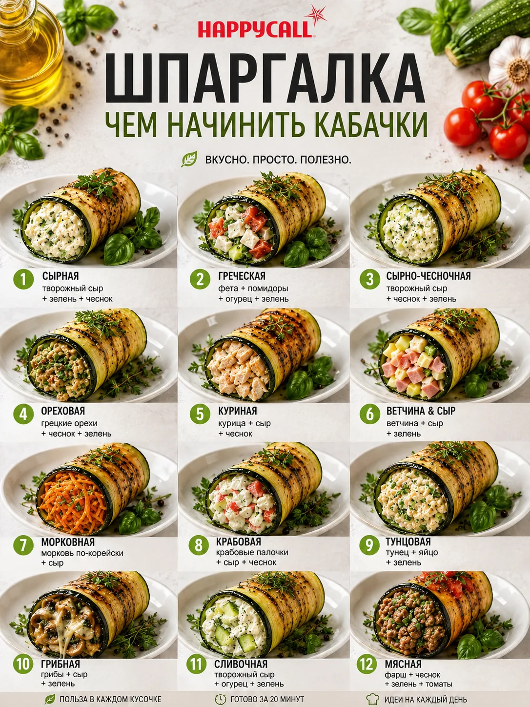 Это точно нужно сохранить 👆🏻 и поделится 🙃
Шпаргалка от Happycall @hilli.ko