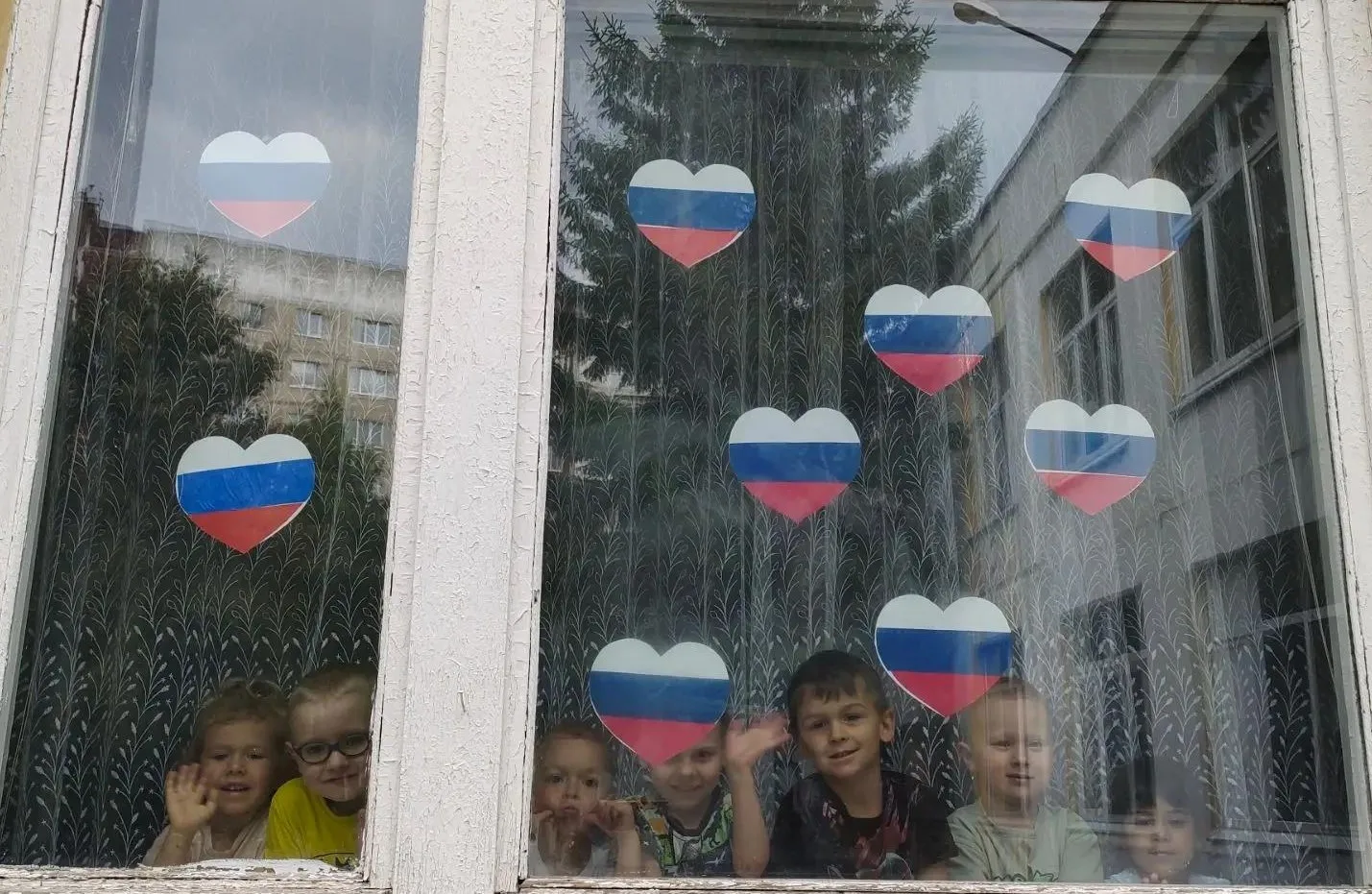 🇷🇺✨ Украшаем окна к празднику! ✨🇷🇺