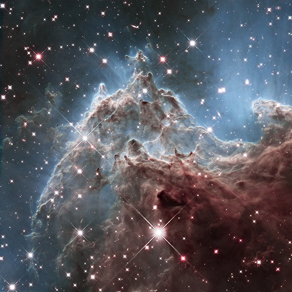 Горы NGC 2174 [Космокадр 16.01.2021]