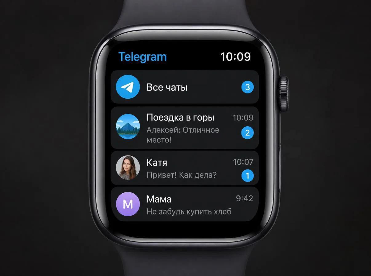 ⌚️Telegram возвращается на Apple Watch!