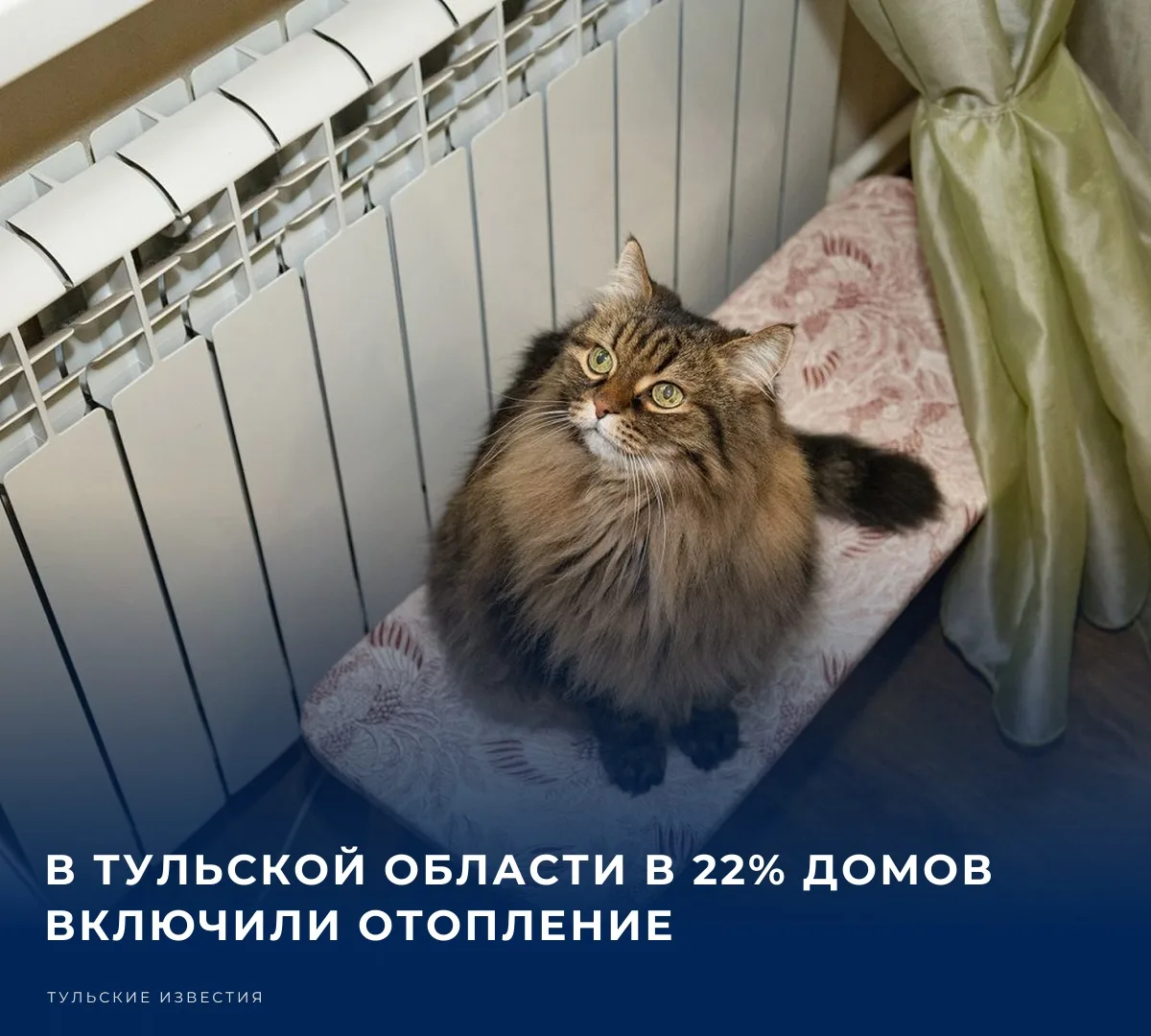 🏠 В Тульской области в рамках стартовавшего отопительного сезона начали подключать к т...