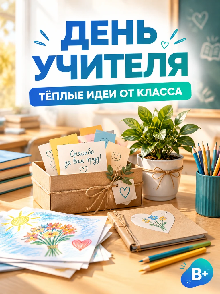 🎁 День учителя - без гонки за дорогими подарками