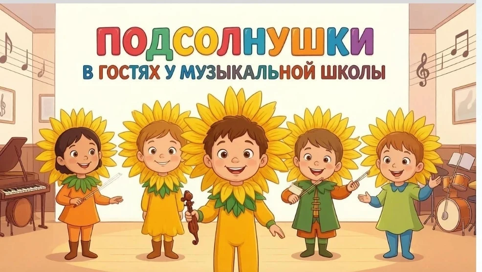 🎶 В гостях у музыки: старшая группа "Подсолнушки" 🌻