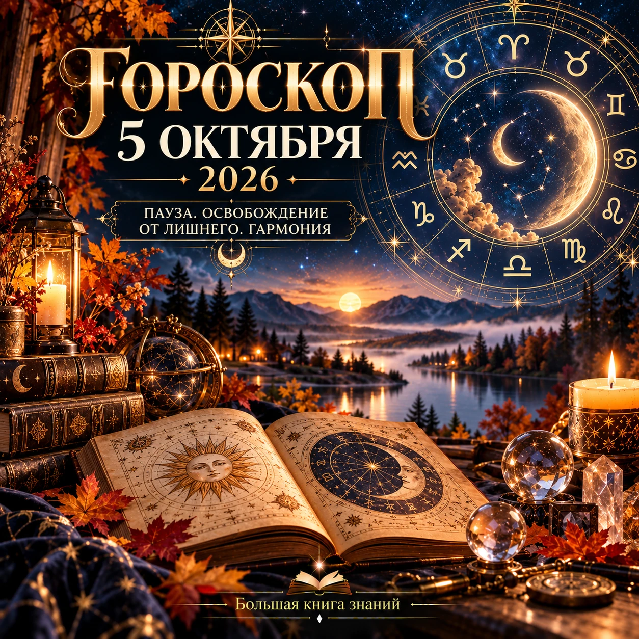 🔮 ГОРОСКОП НА 5 ОКТЯБРЯ 2026 ГОДА