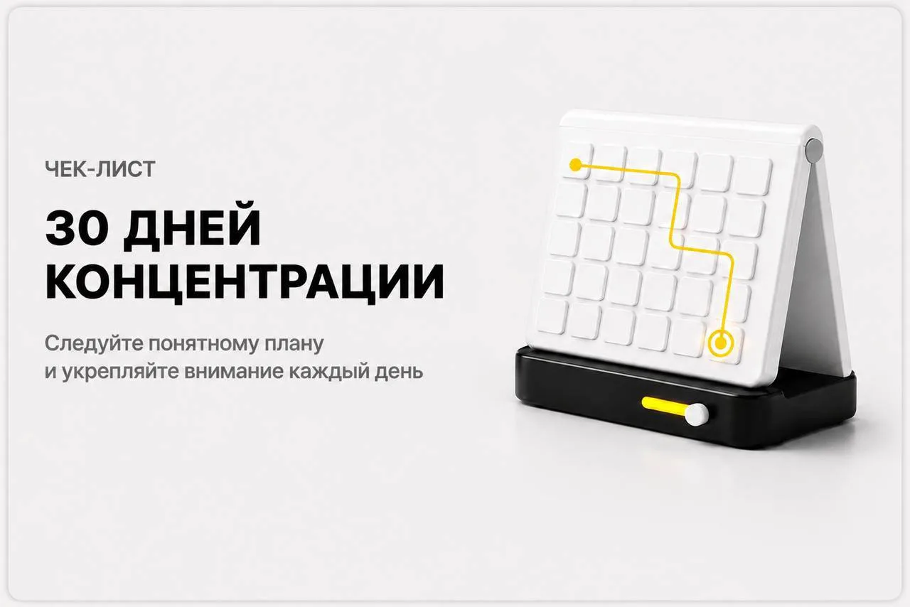 📅 Можно ли заметно укрепить концентрацию всего за 30 дней?