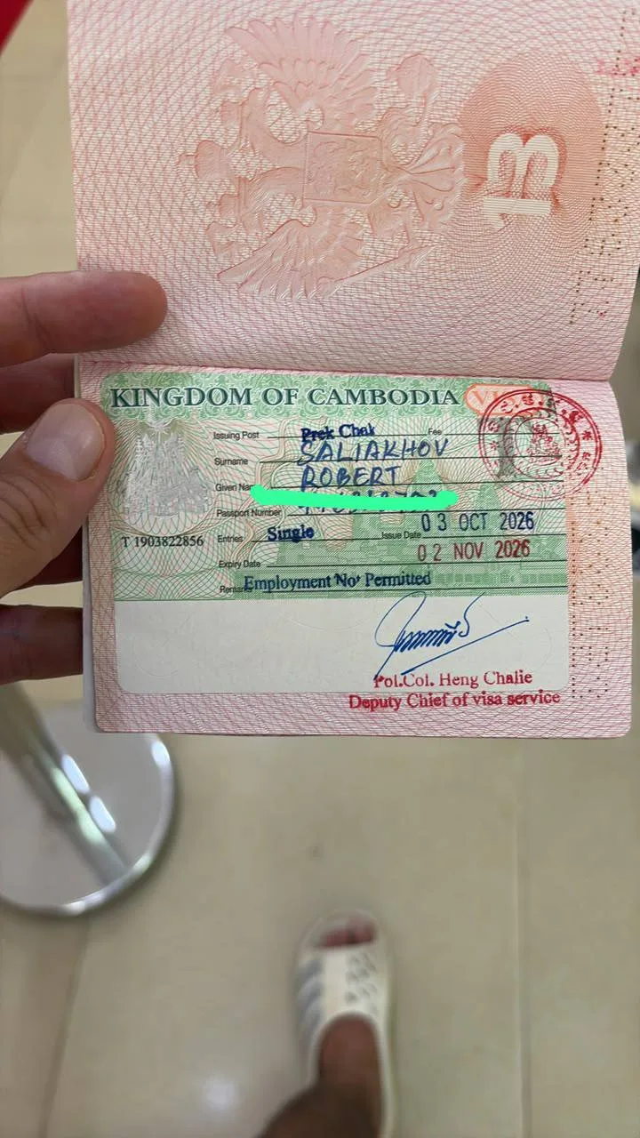 Visa 40$