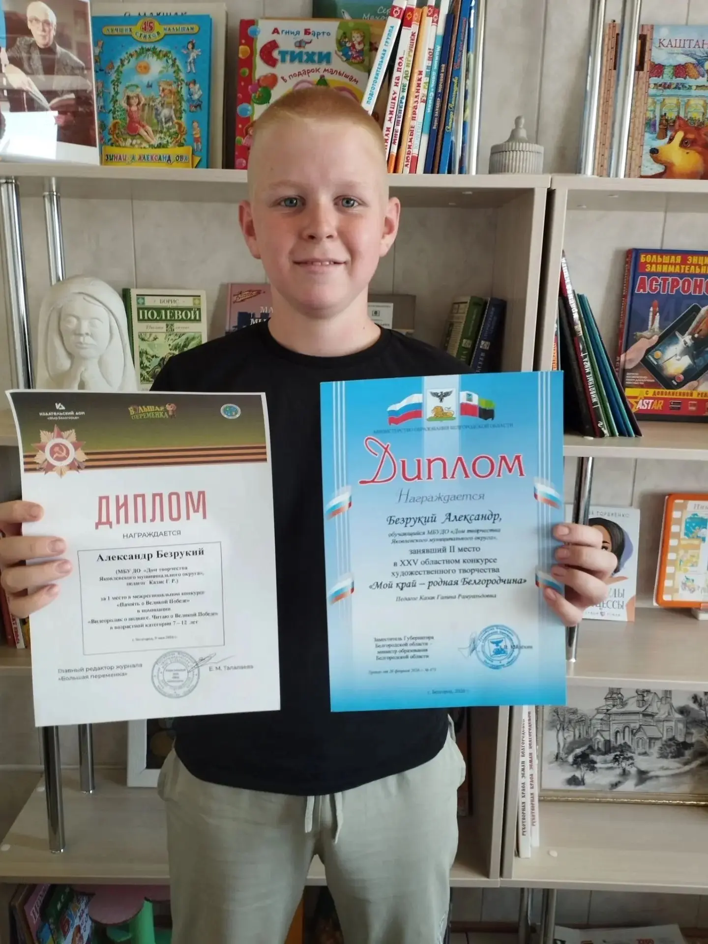 Награды (грамоты и подарки) у наших обучающихся. Дипломы победителя межрегионального ко...