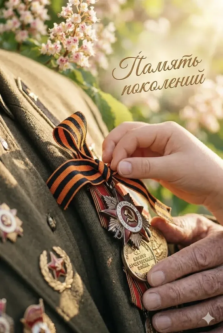 🇷🇺 Приемственность поколений: помним подвиг предков.  🎖️Очень важно, чтобы наши дети помнили о герои
