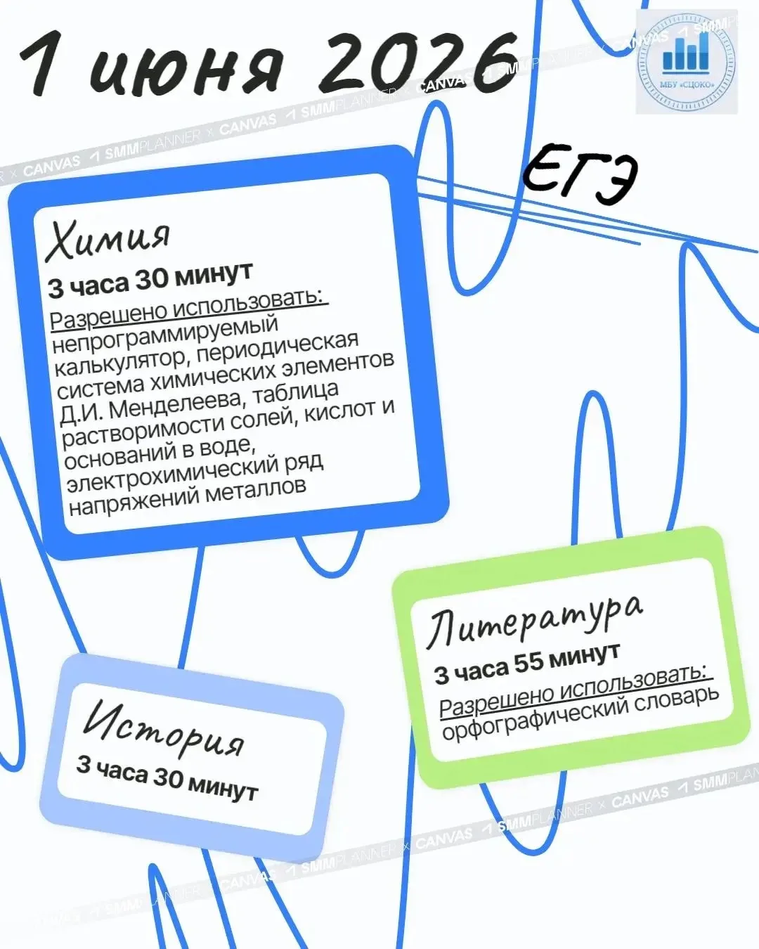 Основной период ЕГЭ 2026 года открывают экзамены по химии, литературе и истории.