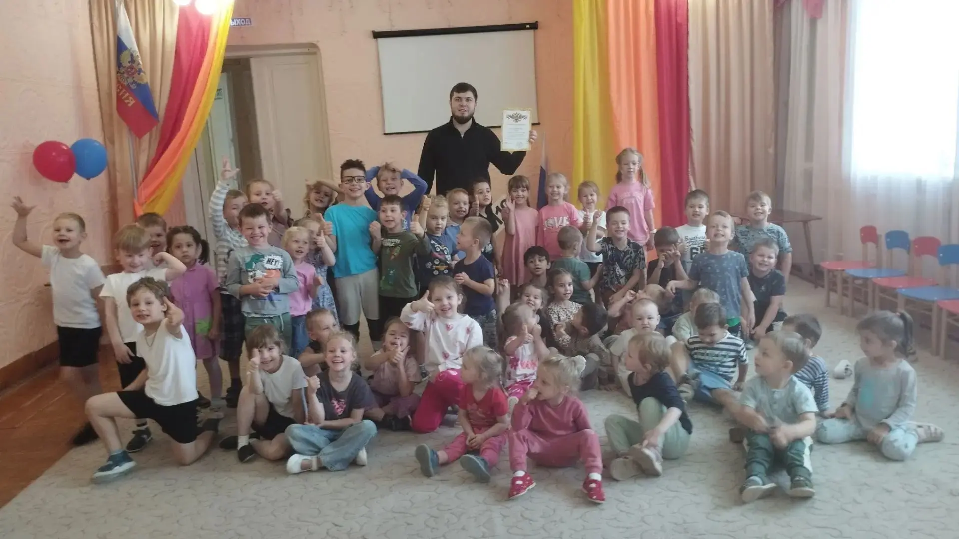 🔥 Сегодня в нашем детском саду прошла увлекательная ﻿встреча с тренером по смешанным е...