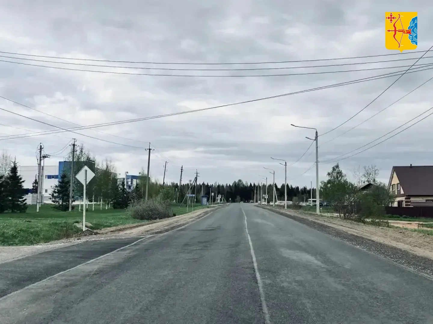 🚜В Кировской области завершился ремонт дороги Сошени — Радужный. Работы провели в рамках национально