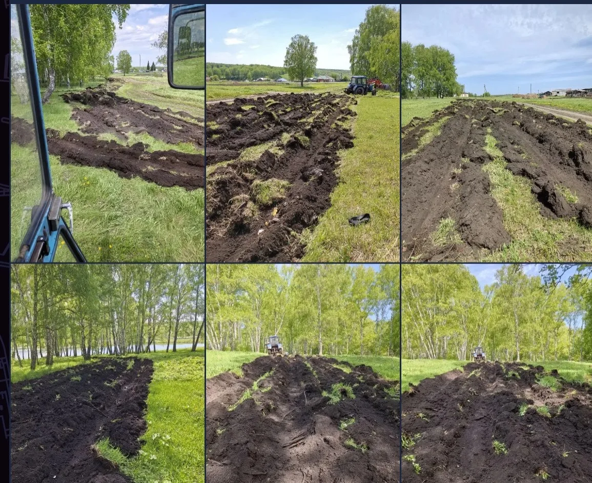 В поселках Пригородный, Грибной, Пятилетка проведена опашка и устройство минерализованных противопож