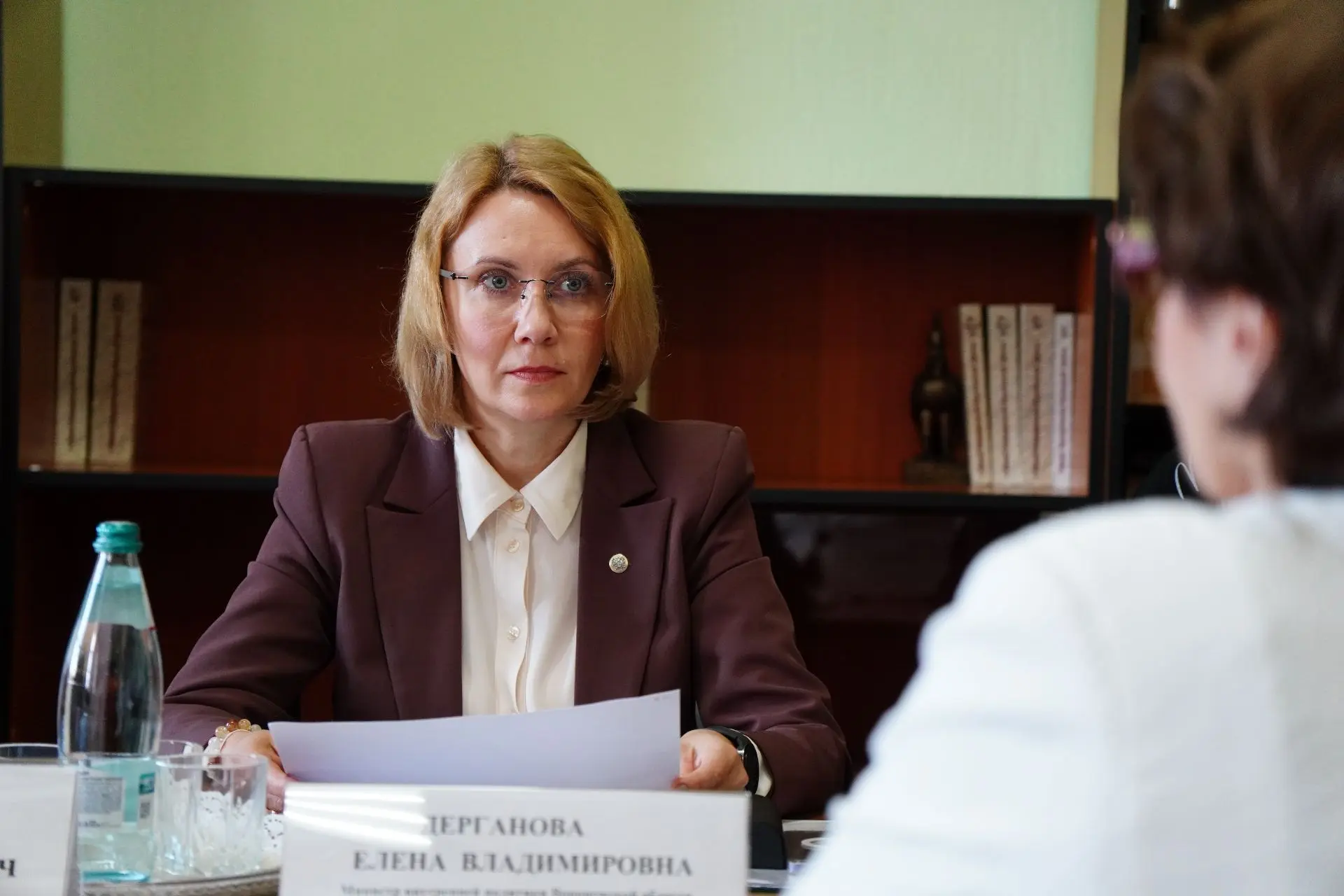 Сегодня Министр внутренней политики Воронежской области Елена Дерганова провела личный ...