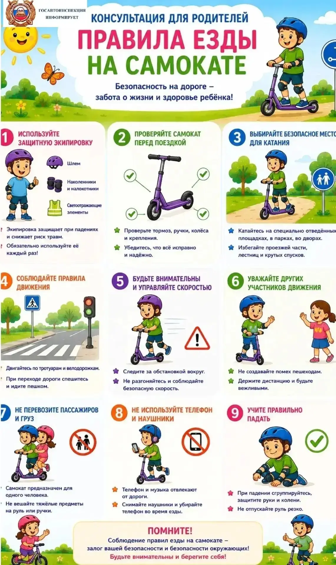 Безопасность на дороге -  забота о жизни и здоровье ребенка!