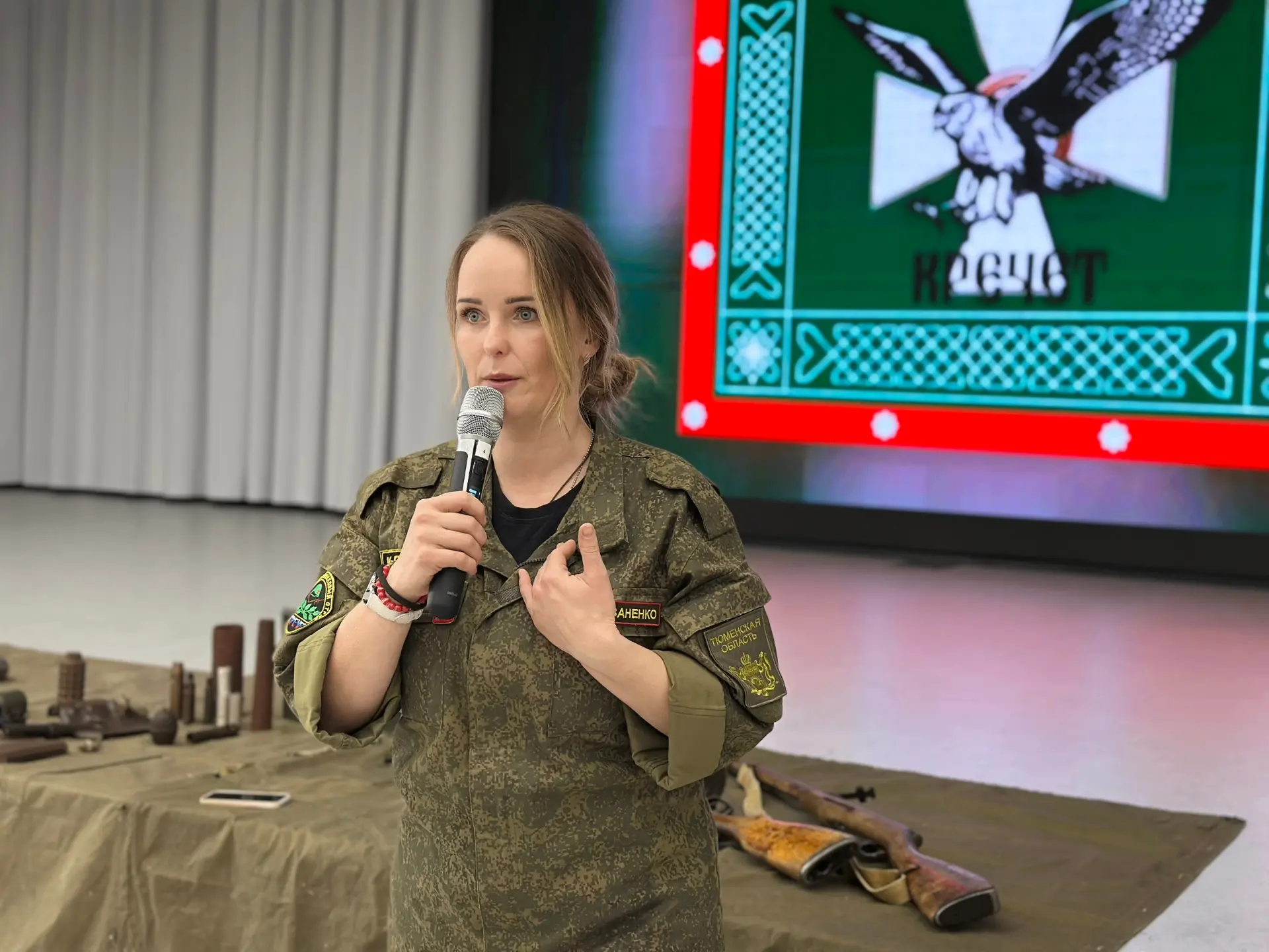 Заместитель командира военно-поискового отряда «Кречет» Татьяна Андреевна Иваненко сегодня рассказал