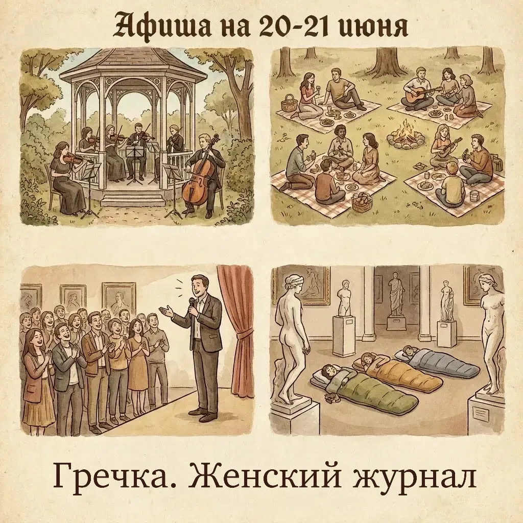 Куда пойти на выходных?
нешаблонные варианты: 

Санкт-Петербург 

Сны Миядзаки 
На концерте зрители 