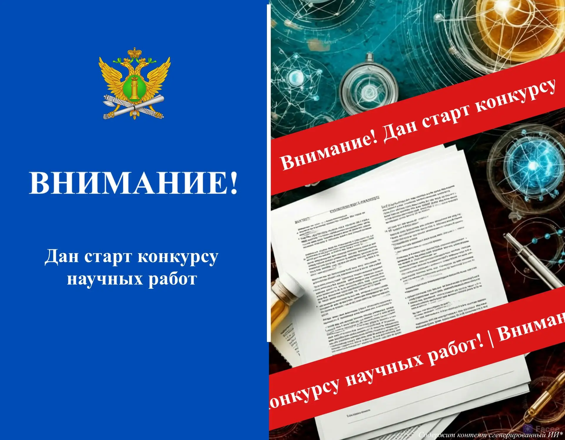 📢Внимание! Дан старт конкурсу научных работ