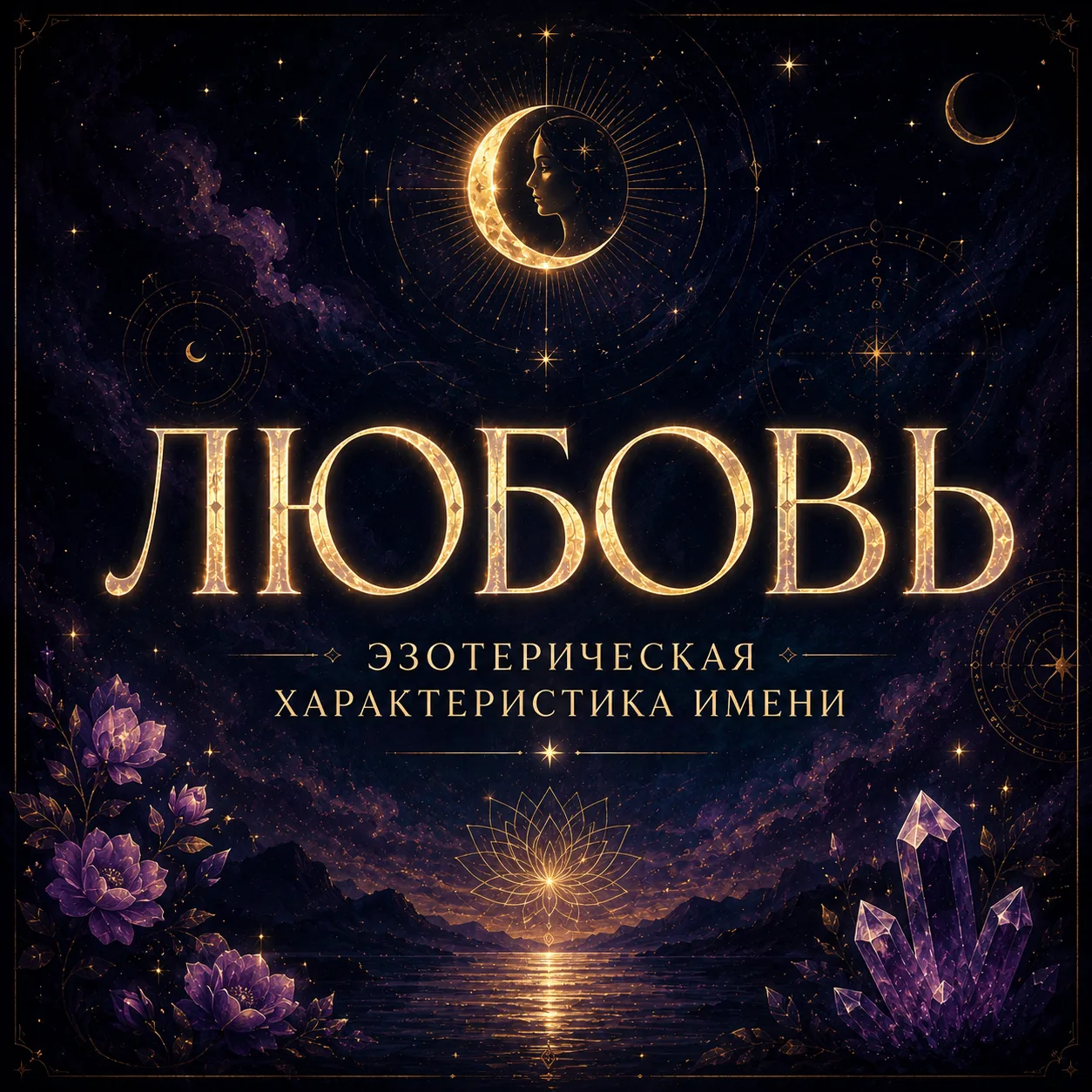 ✨ Эзотерическая характеристика имени Любовь
