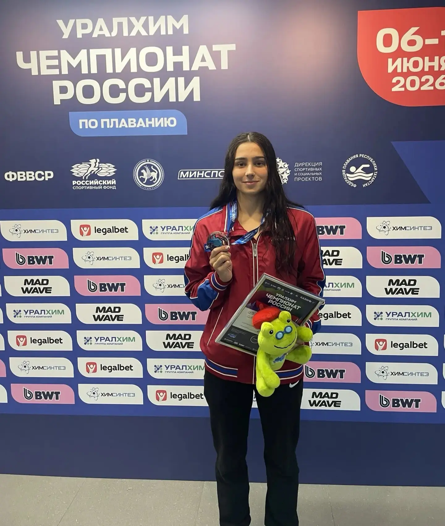 🏊‍♂️ Серебро и бронза на чемпионате России по плаванию!
