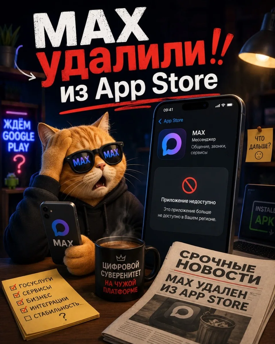 В AppStore удалили MAX: что делать владельцам айфонов?