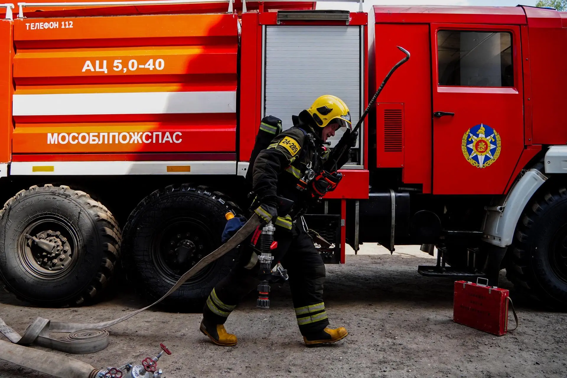 🔥 Зрительный зал в "дыму". Пожарные потушили условное возгорание в ДК 🎭  🚒 Вчера тишину посёлка Шату