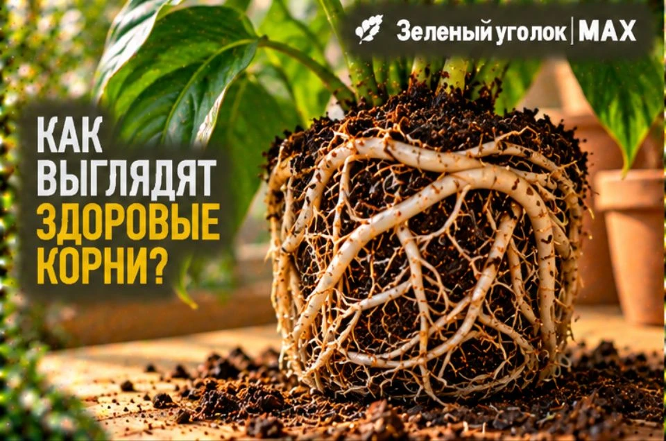 🌱 КАК ВЫГЛЯДЯТ ЗДОРОВЫЕ КОРНИ?