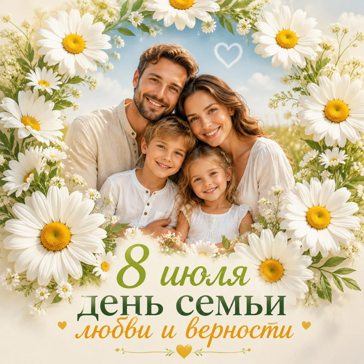 ДЕНЬ В КАЛЕНДАРЕ. 8 ИЮЛЯ 🗓
🗓На календаре 8 июля. Сегодня в нашей стране отмечается ДЕНЬ СЕМЬИ, ЛЮБ