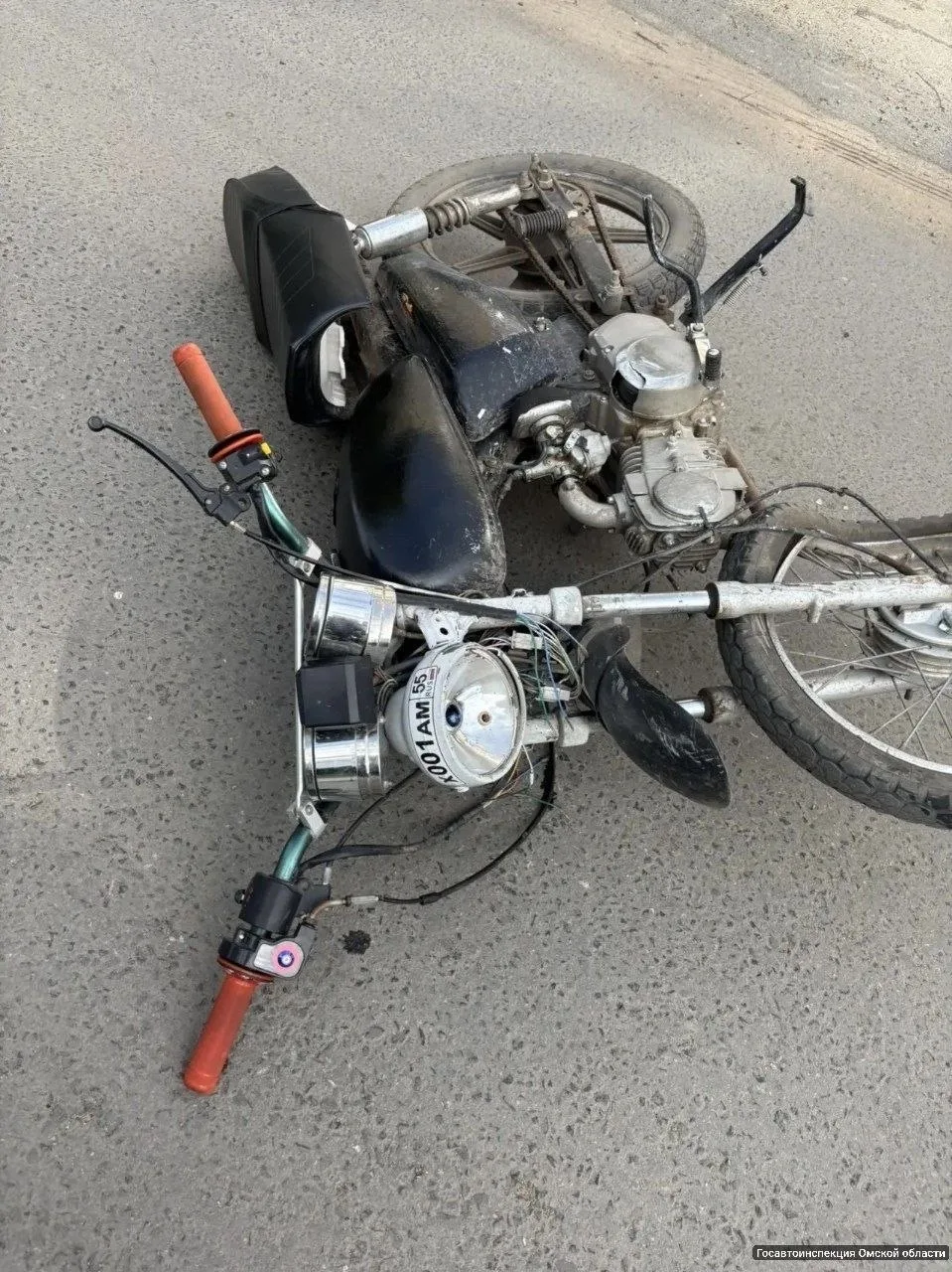 ‼️ 17-летний мотоциклист попал в ДТП на проспекте Мира в Омске