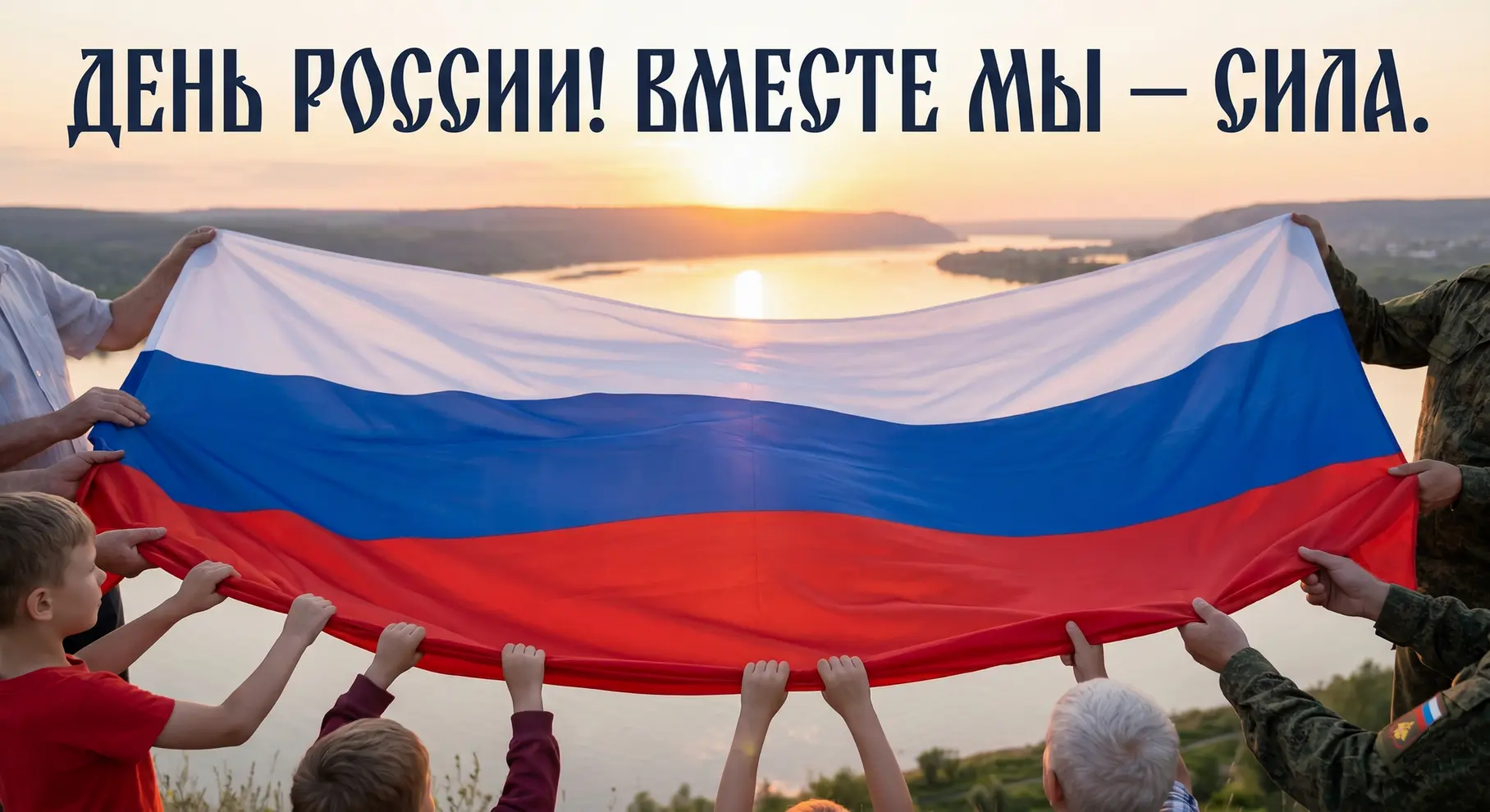 Уважаемые жители города Южно-Сахалинска!!!

От всей души поздравляем Вас с Днём России!

12 июня — э