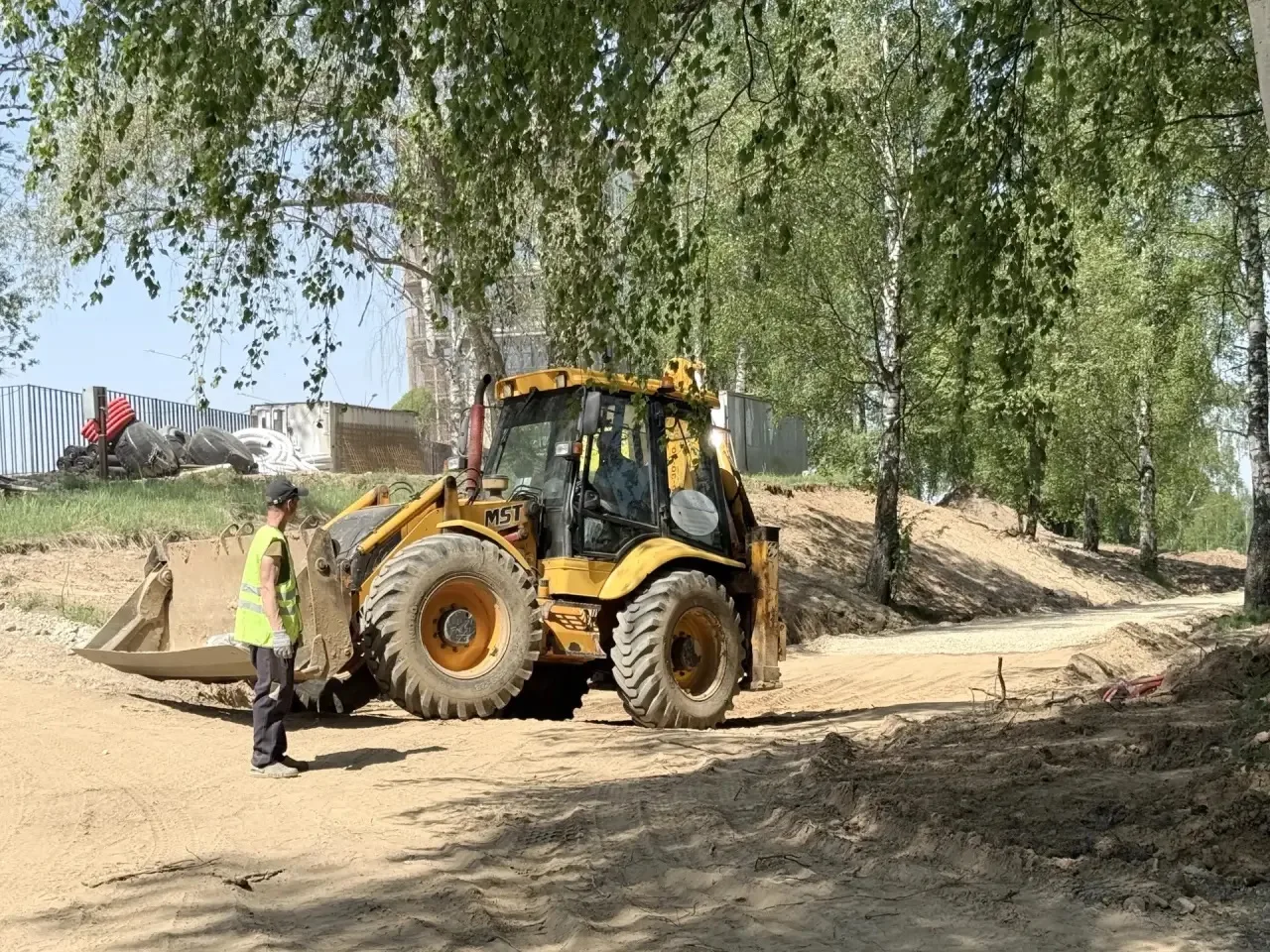 🌿 В Иванове началось благоустройство набережной в микрорайоне Видный