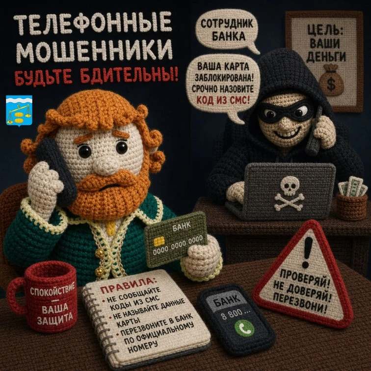 📞Мошенники звонят от имени банков и госорганов. Как защитить себя и близких