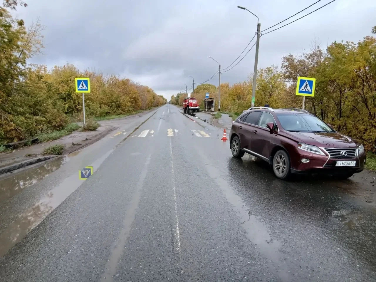 В Омске на Пушкинском тракте сбили 11-летнюю девочку