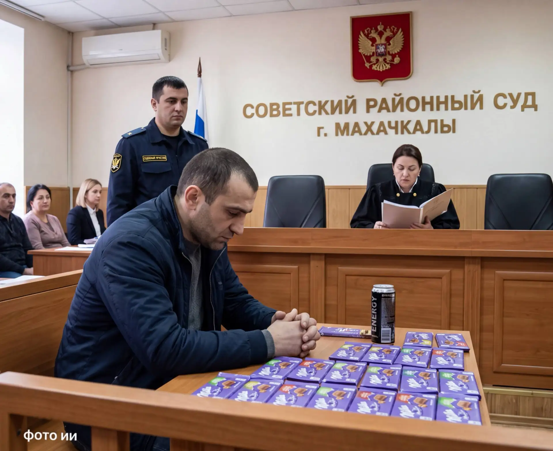 ❗️В Махачкале осудили в 10-й раз серийного вора шоколада и энергетиков на 7000 рублей.

 Все 9 прошл