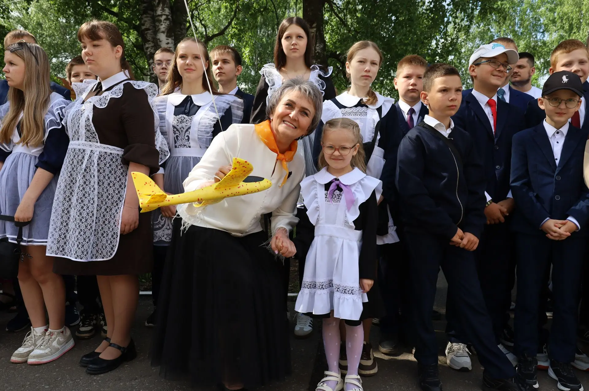 Фоторепортаж с торжественной линейки!