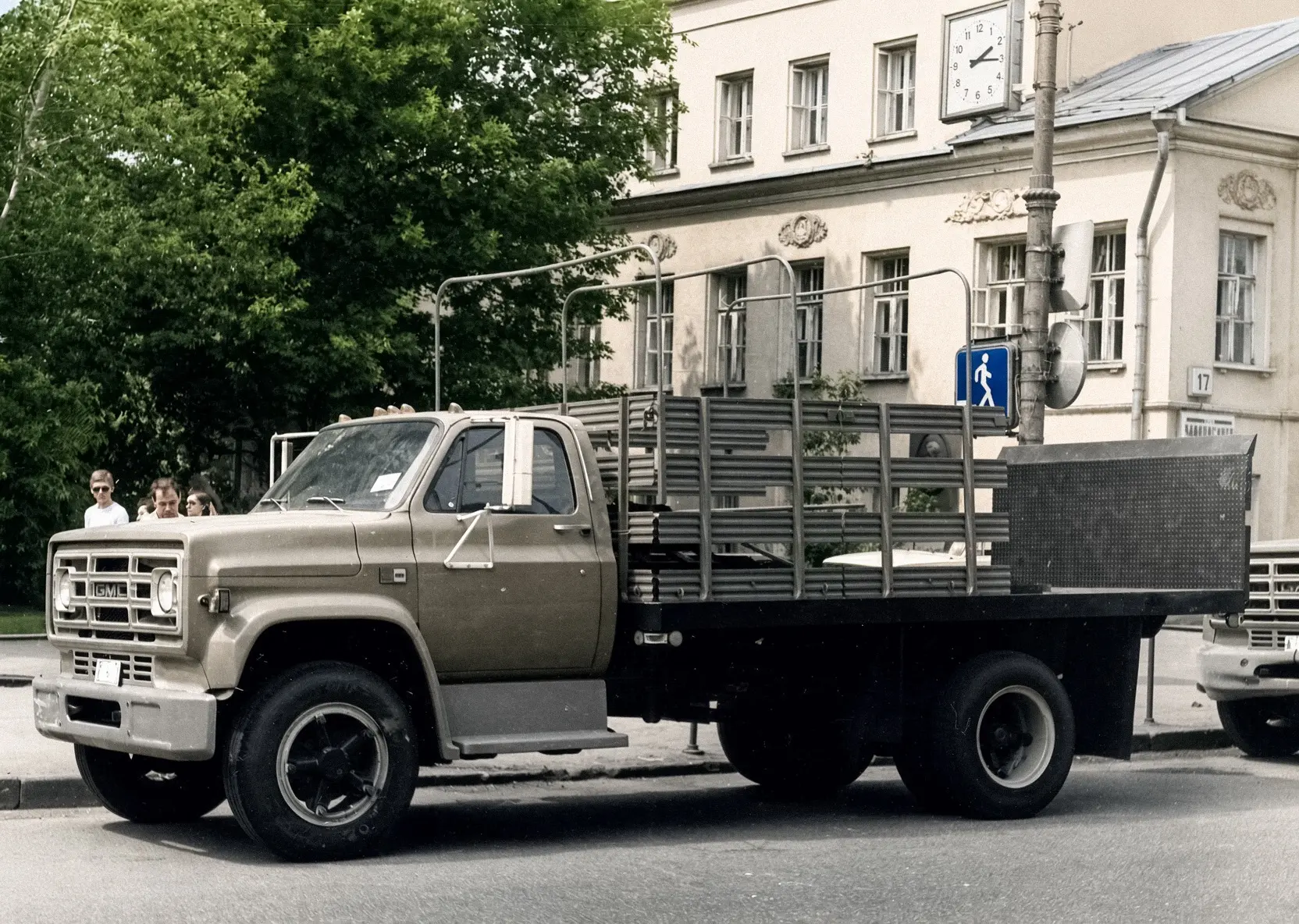 Грузовик GMC 6000 посольства США. Москва, 1985-1990 год.