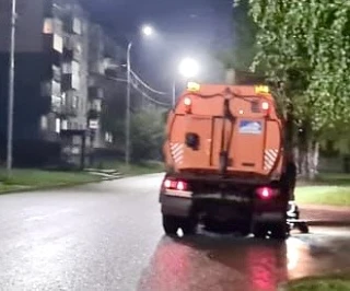🌛Ночные часы — наиболее продуктивное время для комплексной уборки города.